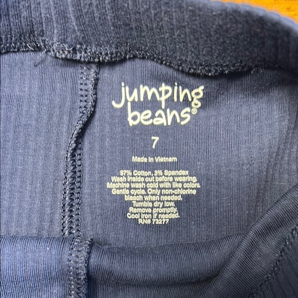 Navy Blue Kids Ribbed Bottoms - Picture 6 of 7